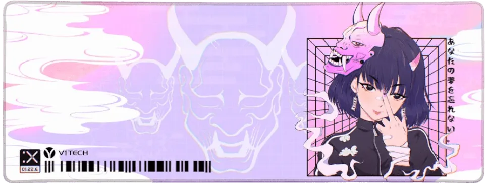 Aesthetic Demon Large Mouse Pad