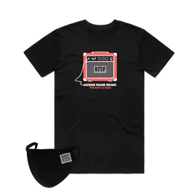 Aussie Made Music / Black T-shirt   Mask