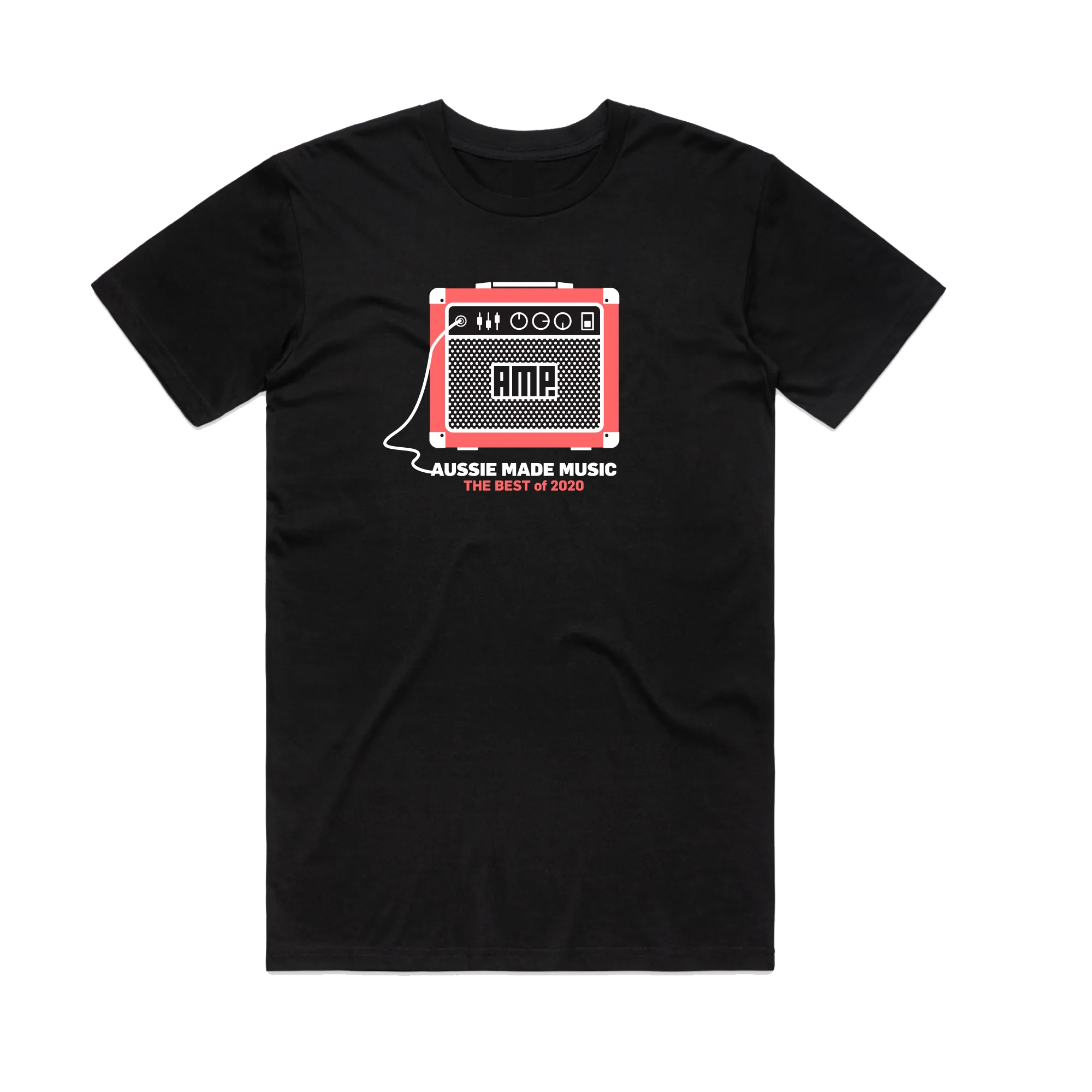 Aussie Made Music / Black T-shirt   Mask