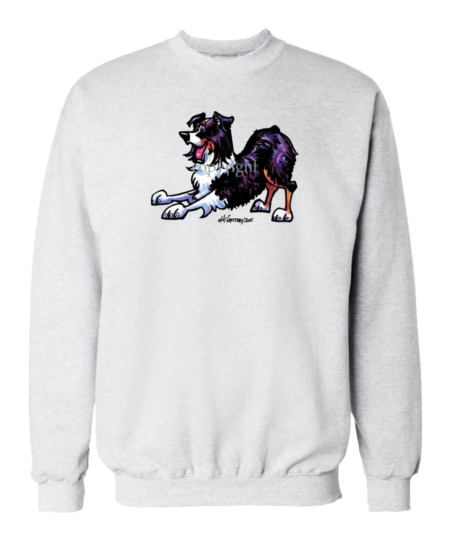 Australian Shepherd  Black Tri - Cool Dog - Sweatshirt