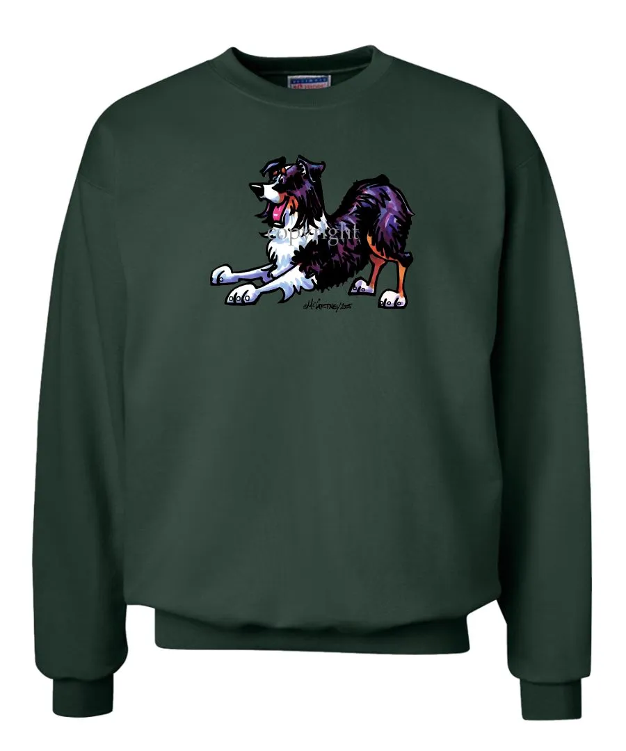 Australian Shepherd  Black Tri - Cool Dog - Sweatshirt