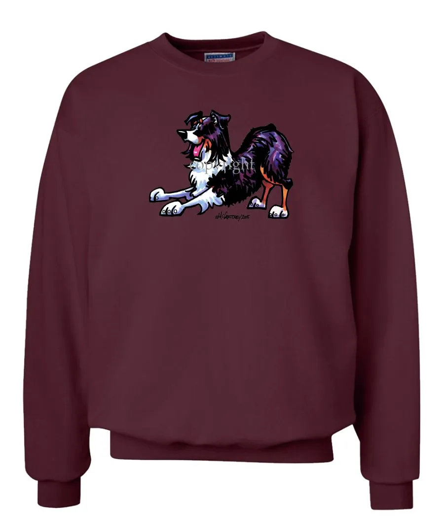 Australian Shepherd  Black Tri - Cool Dog - Sweatshirt