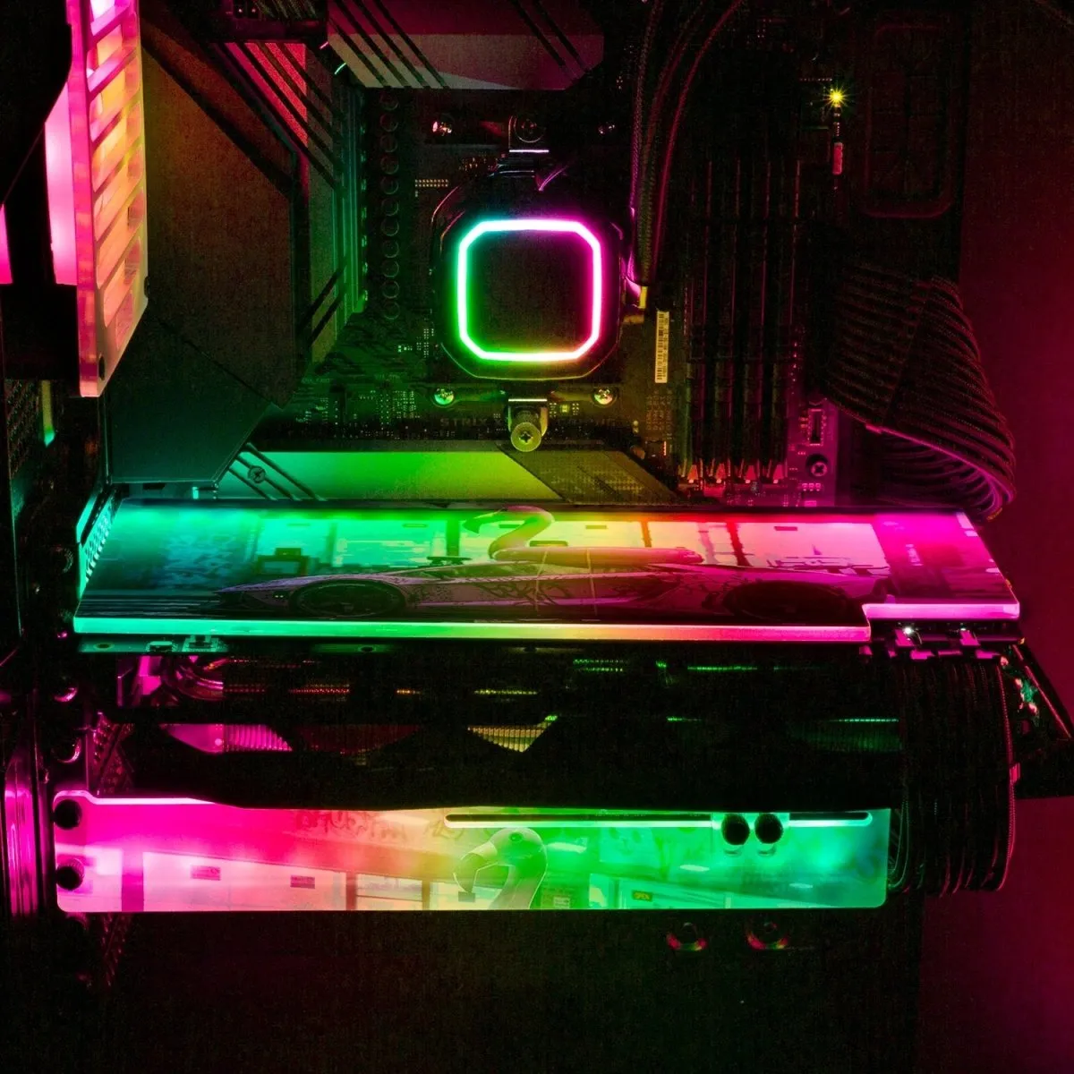 Bad Flamingo 2 RGB GPU Support Bracket