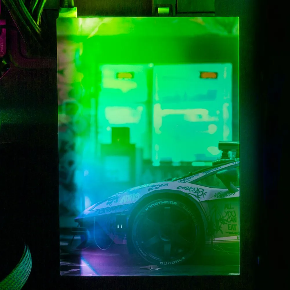 Bad Flamingo 2 RGB HDD Cover Vertical