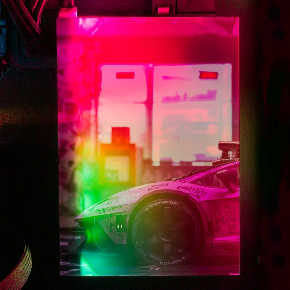 Bad Flamingo 2 RGB HDD Cover Vertical