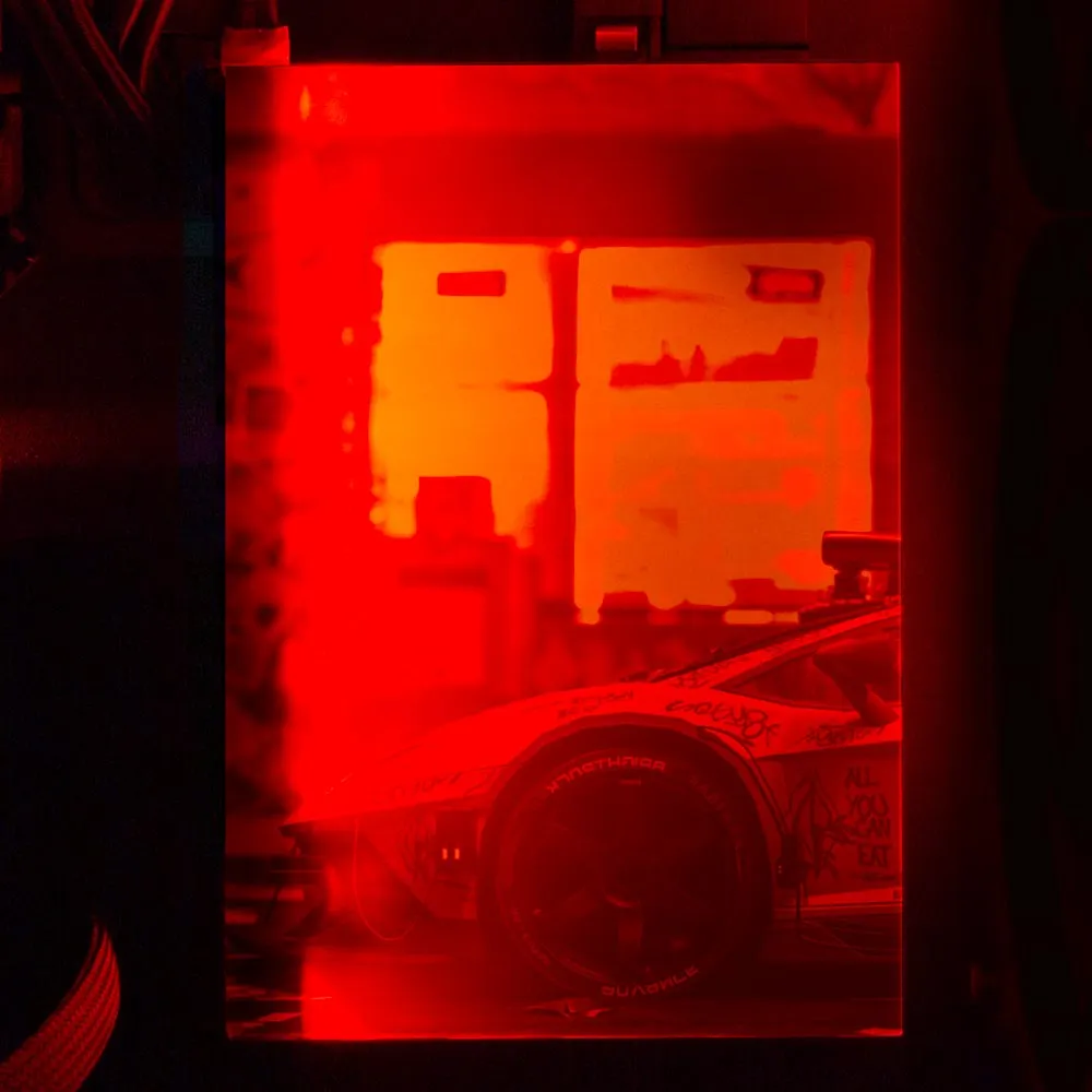 Bad Flamingo 2 RGB HDD Cover Vertical