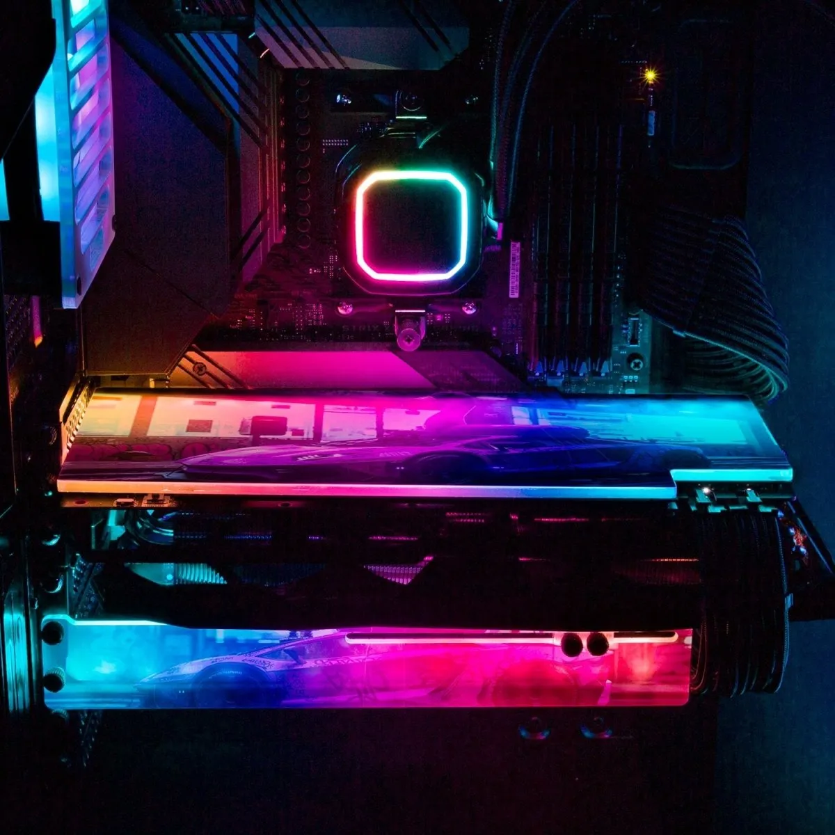 Bad Flamingo RGB GPU Support Bracket