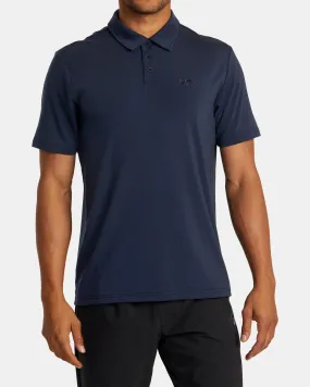 Balance Short Sleeve Polo T-shirt - Indigo
