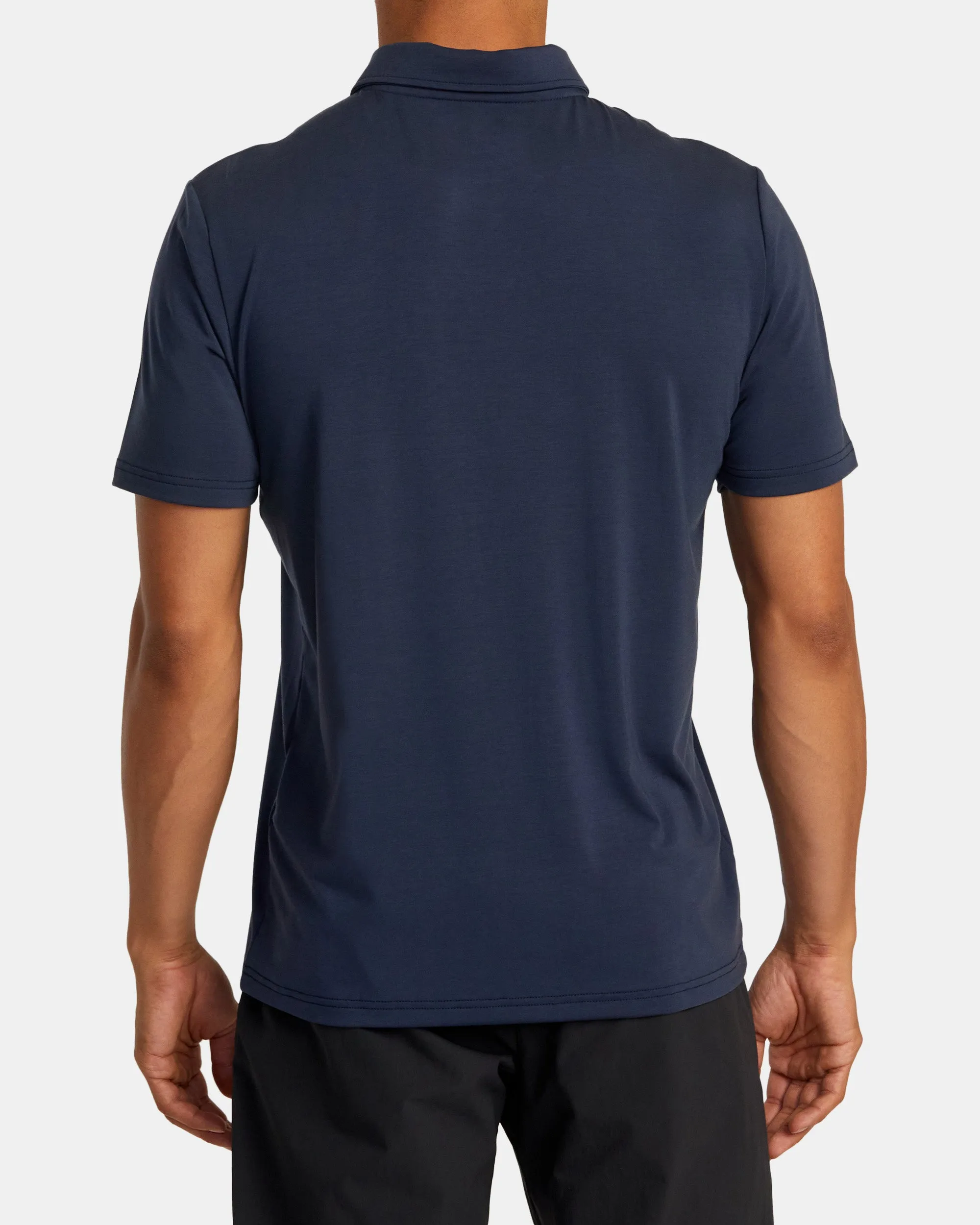Balance Short Sleeve Polo T-shirt - Indigo