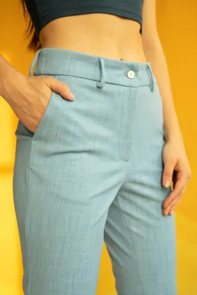 Blue Business Casual Pants for Women - Bali Style