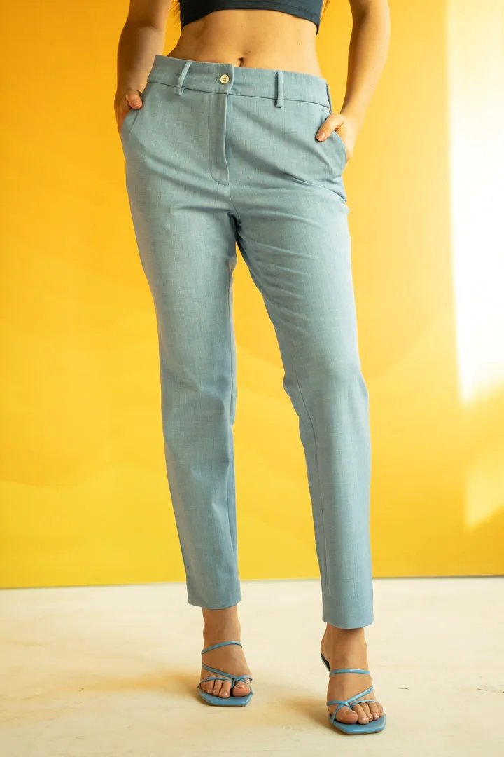 Blue Business Casual Pants for Women - Bali Style