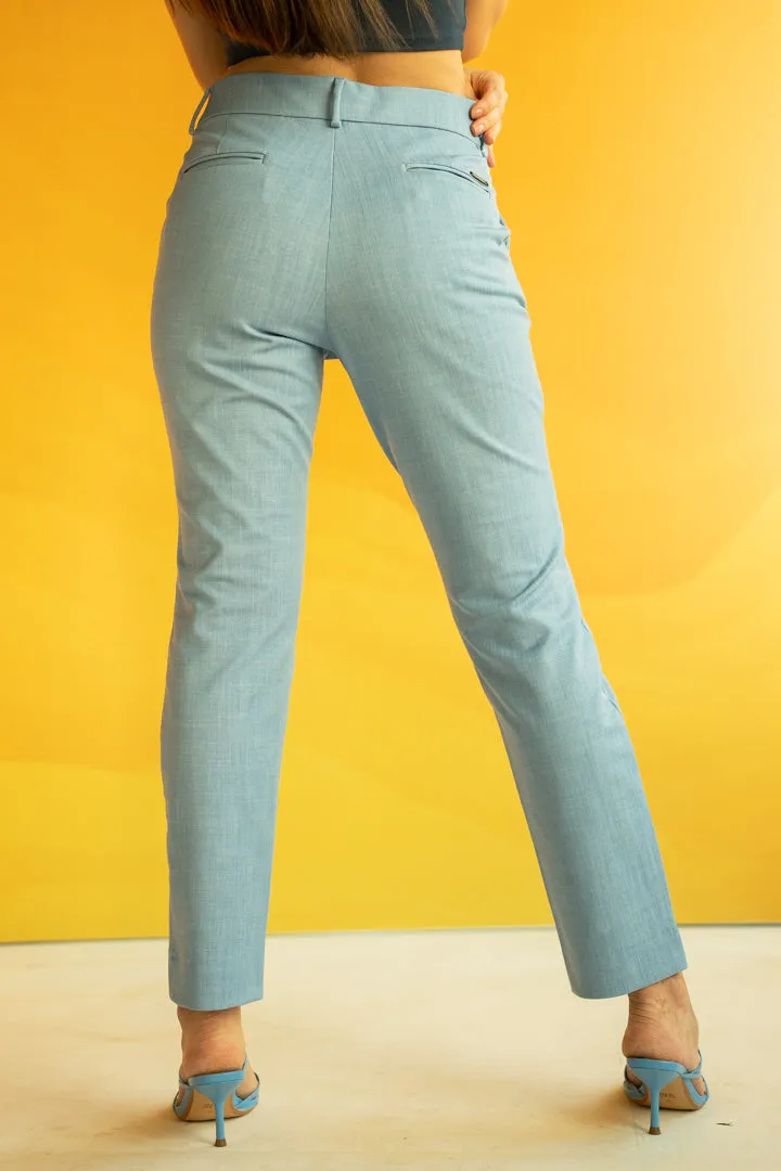 Blue Business Casual Pants for Women - Bali Style