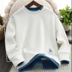 Boys Hoodies Sweatshirts Cotton Tops Outwear 5Y 383501