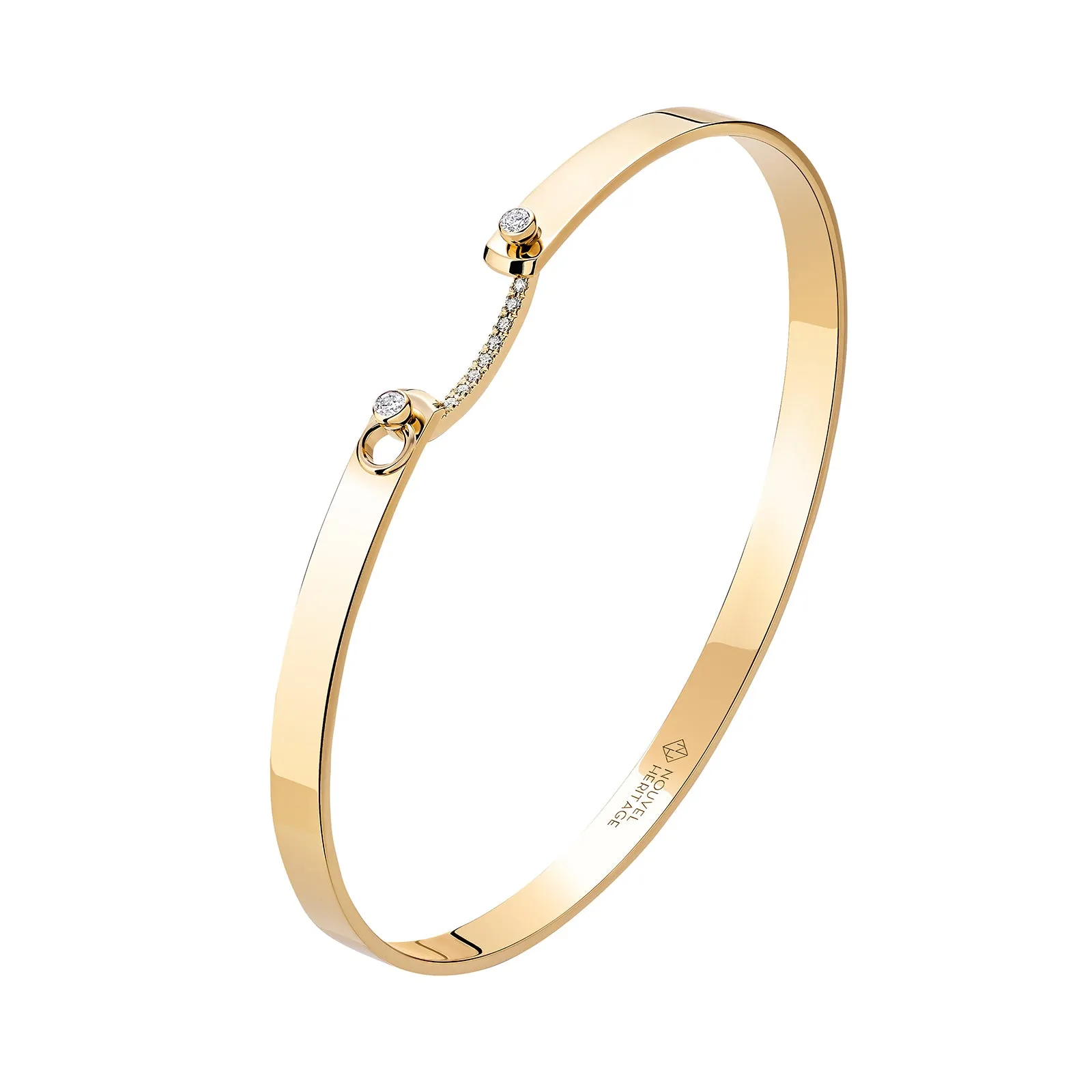 Business Meeting Bangle - Yellow Gold