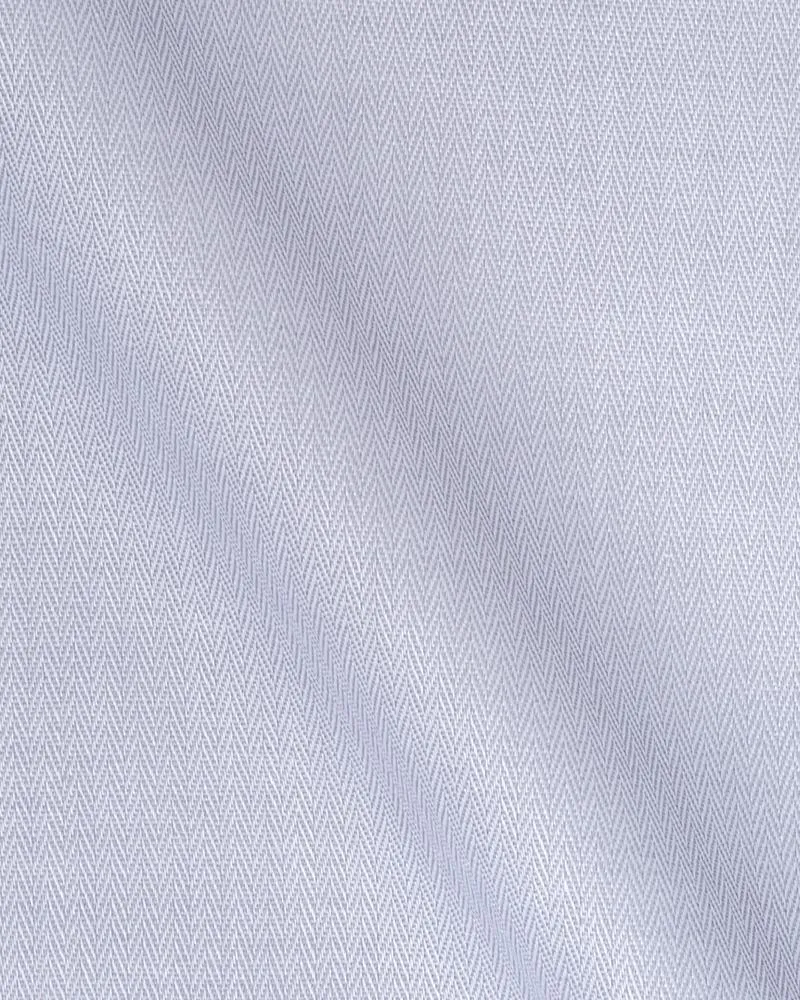 Canclini Alton Plus Blue Herringbone Shirt 3245.w100.0013.fan