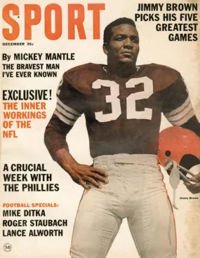 December 1964 SPORT Cover (Jim Brown, Cleveland Browns)