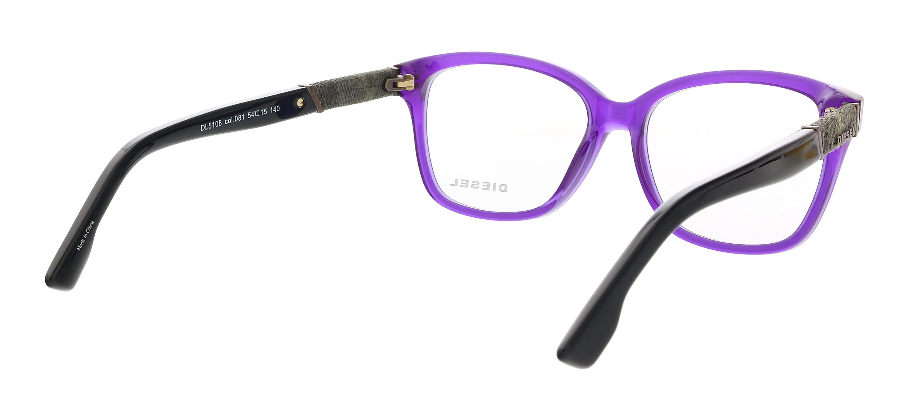 Diesel DL5108 Purple Square Eyeglasses