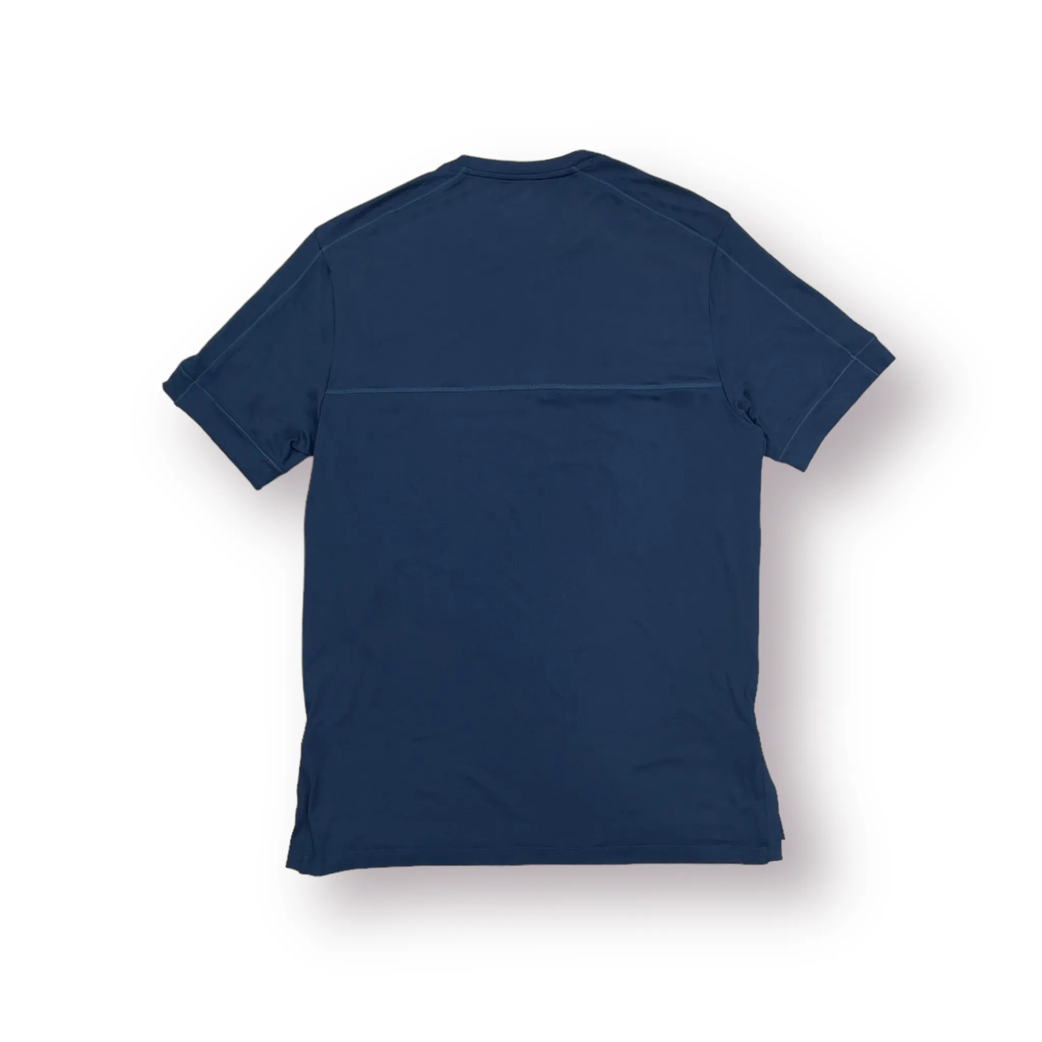 Ditmas Performance Fitted Split Hem Tee - Navy