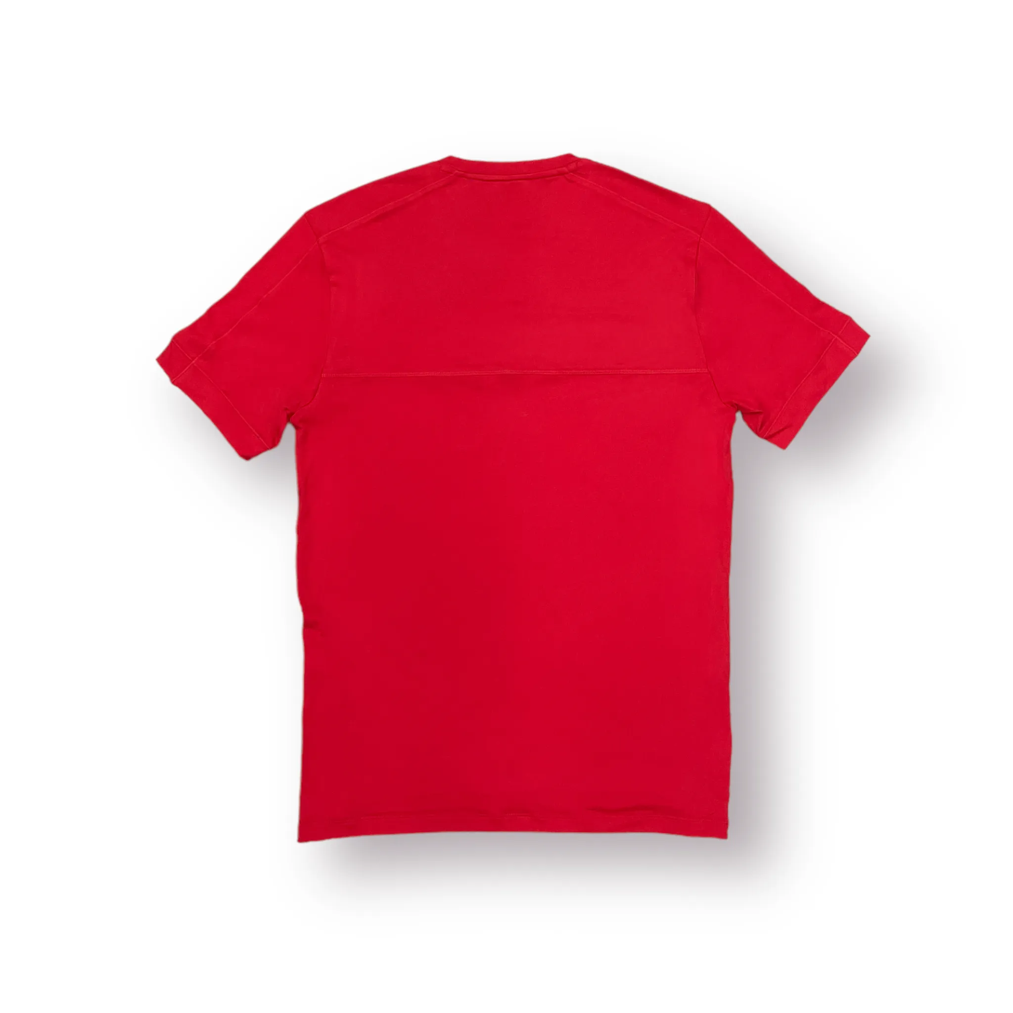 Ditmas Performance Fitted Split Hem Tee - Red