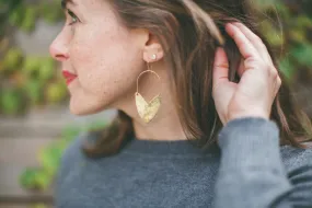 Enarmoured - Mini Tulip & Shield Earrings