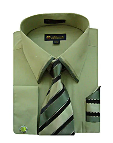Fortino Landi SG23Olive-H  Mens Shirt