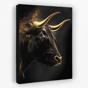 Golden Wall Street Bull