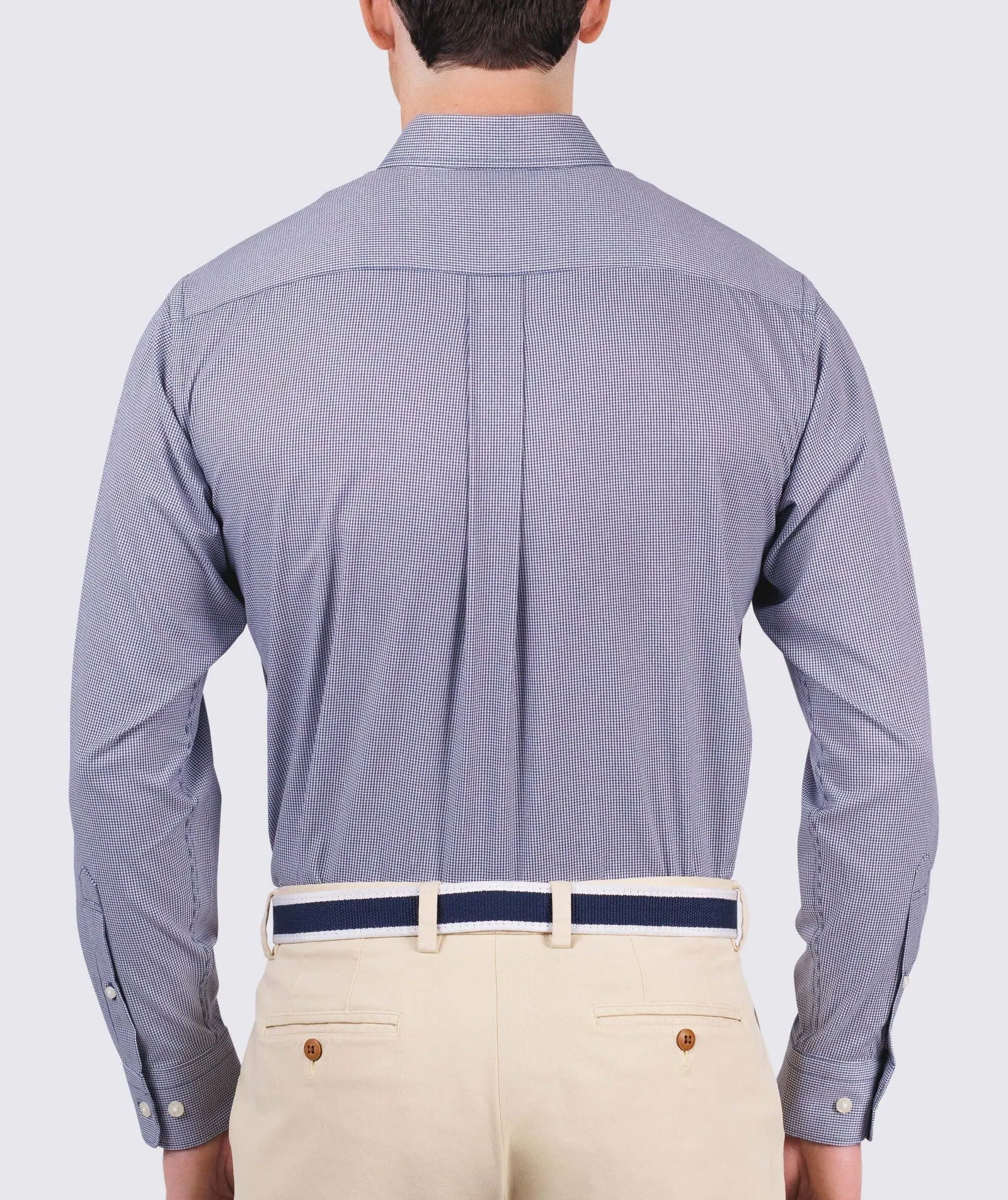 Gingham Checkered Graham Performance Sport Shirt for High-Endurance Activities