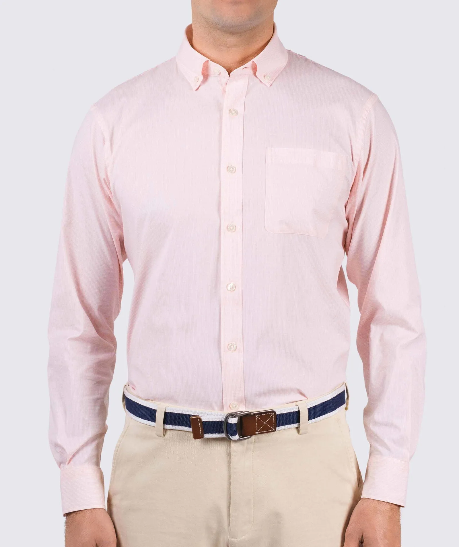 Gingham Checkered Graham Performance Sport Shirt for High-Endurance Activities