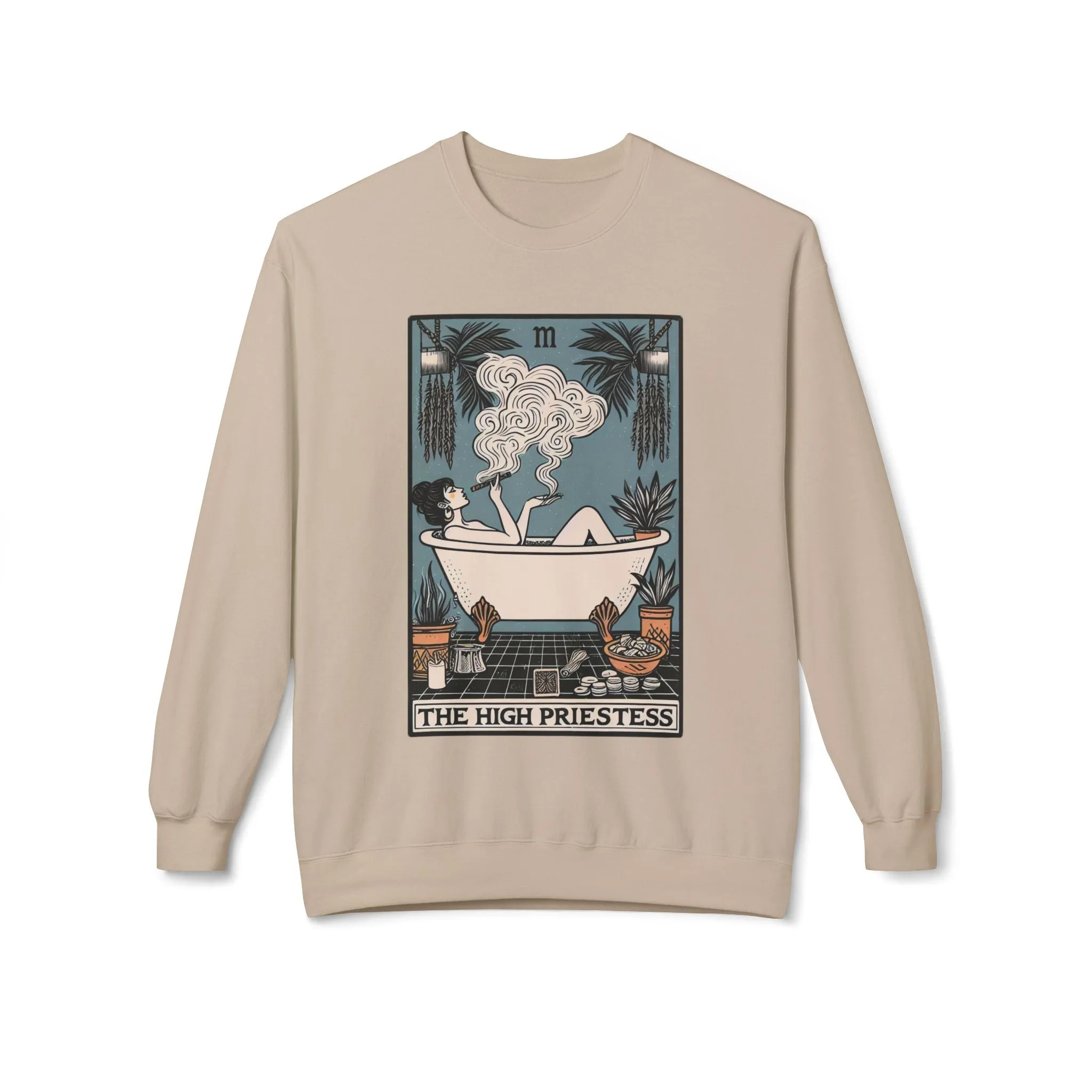 High Priestess Tarot Card Mystical Sweatshirt