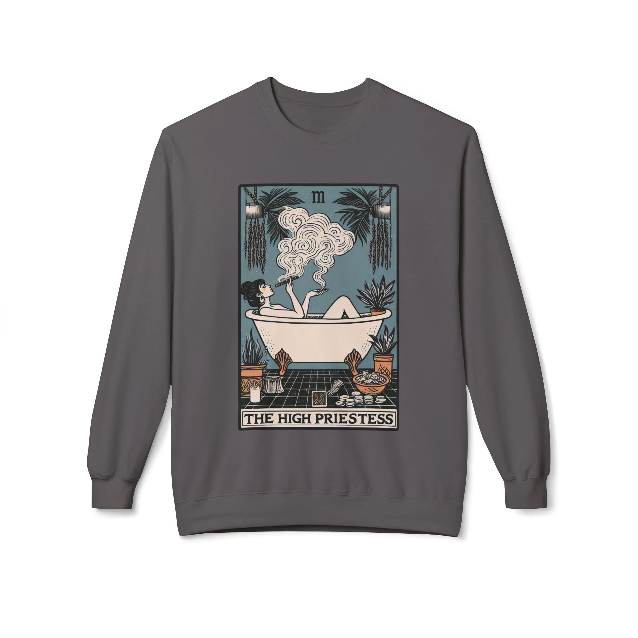 High Priestess Tarot Card Mystical Sweatshirt