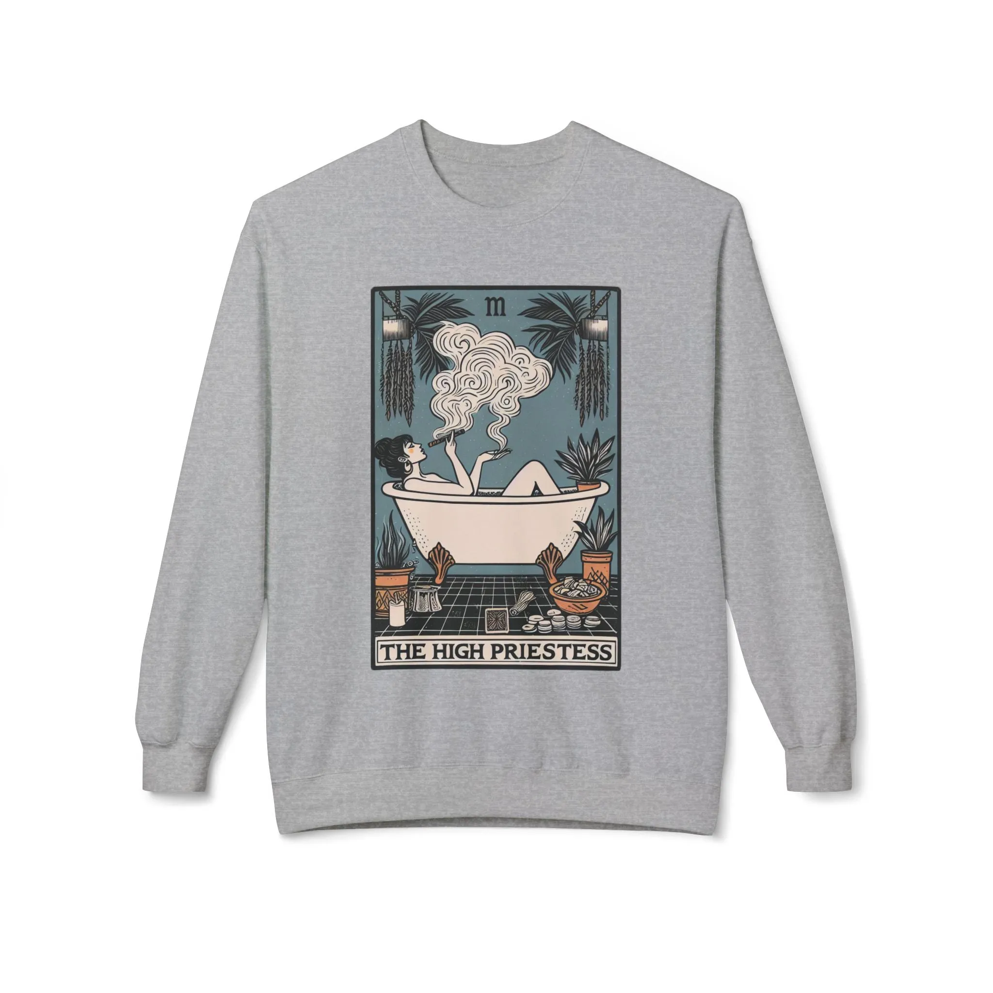 High Priestess Tarot Card Mystical Sweatshirt