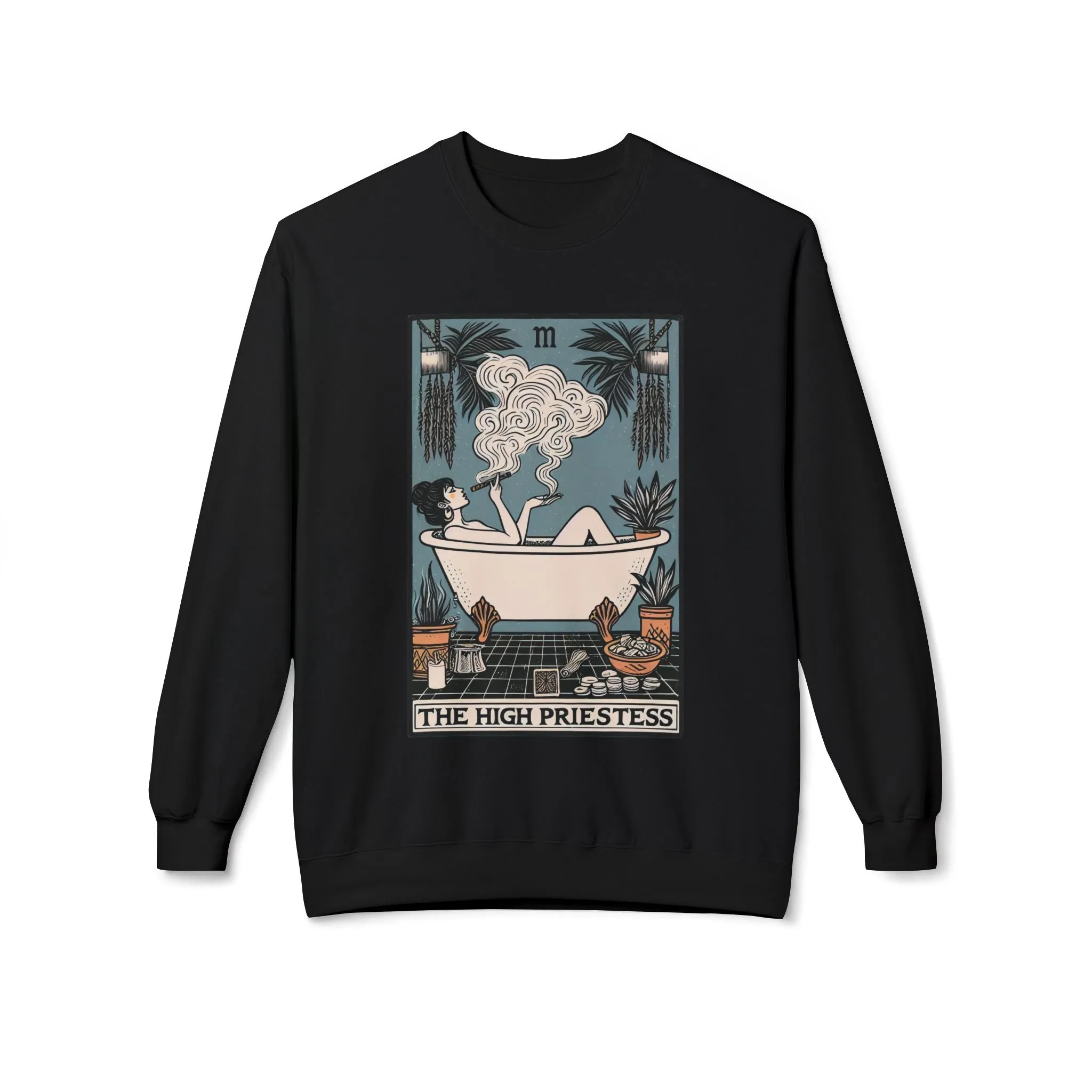 High Priestess Tarot Card Mystical Sweatshirt