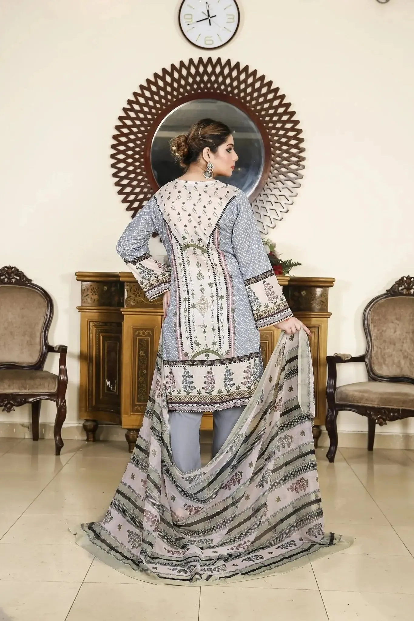 IshDeena Salwar Kameez Suit Women Ready to Wear Indian Pakistani Party Wear Dresses Lawn