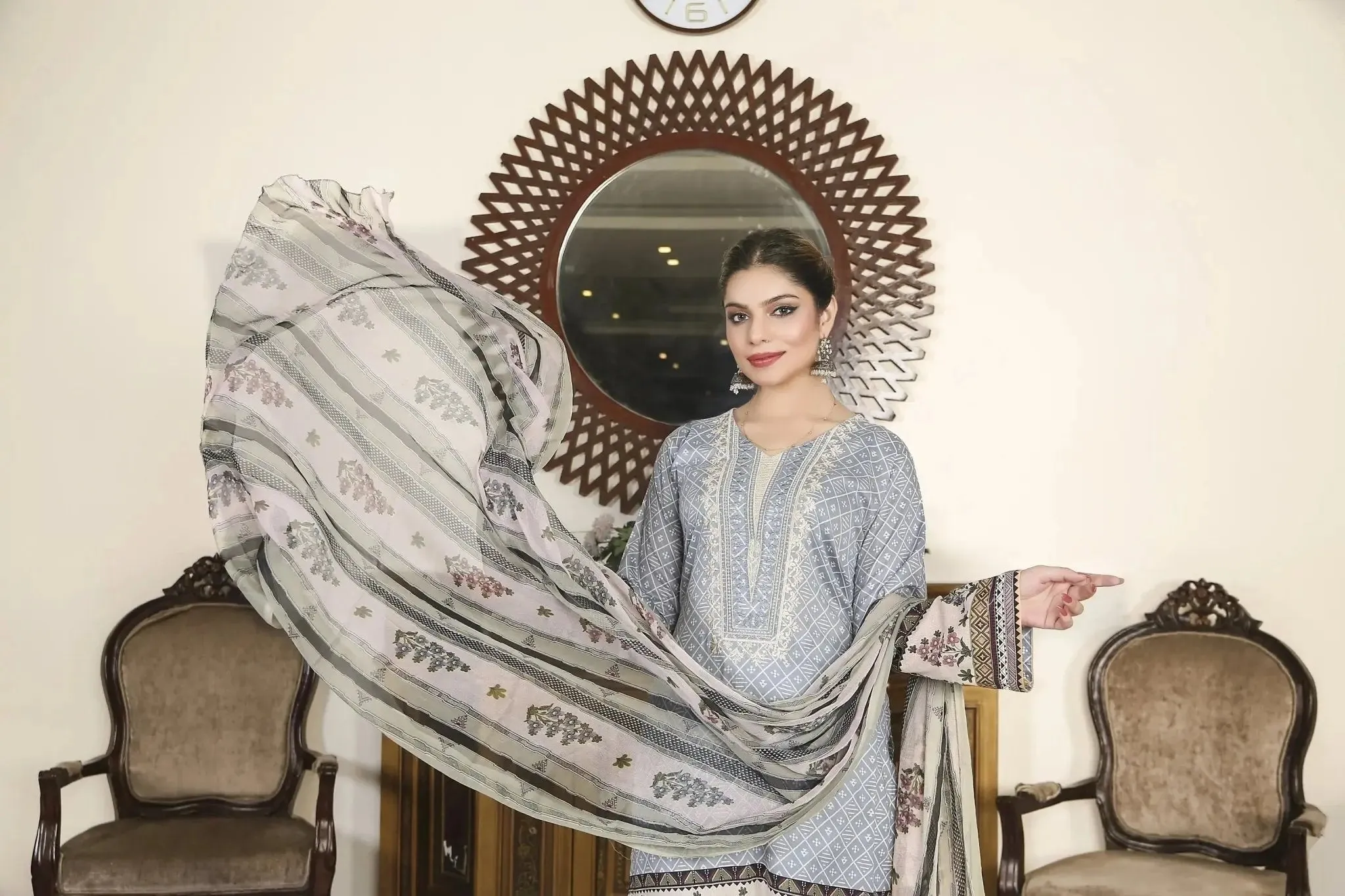 IshDeena Salwar Kameez Suit Women Ready to Wear Indian Pakistani Party Wear Dresses Lawn