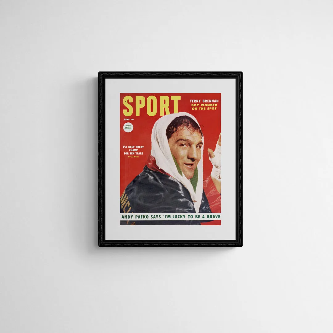 June 1954 Sport Cover (Rocky Marciano, Boxing)