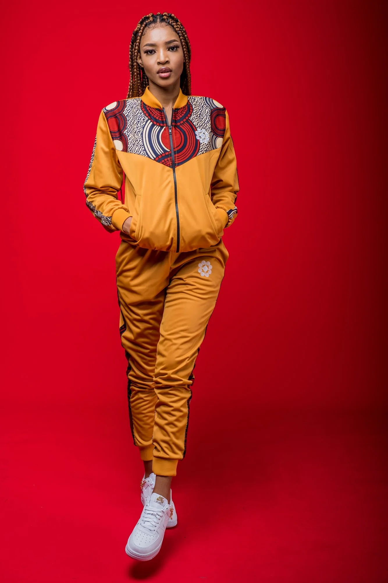 Ladies - Asali Gold Tracksuit Set.2