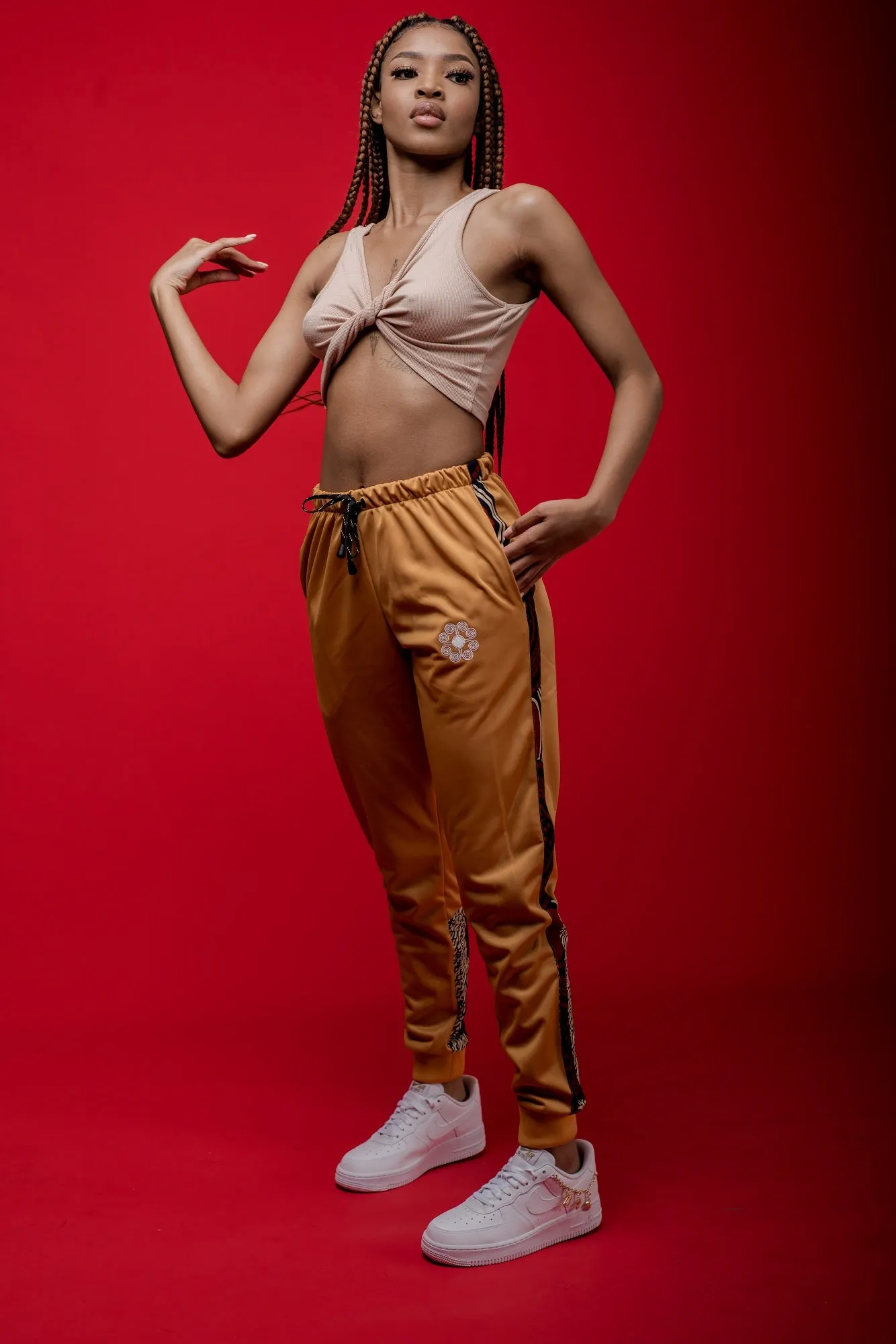 Ladies - Asali Gold Tracksuit Set.2