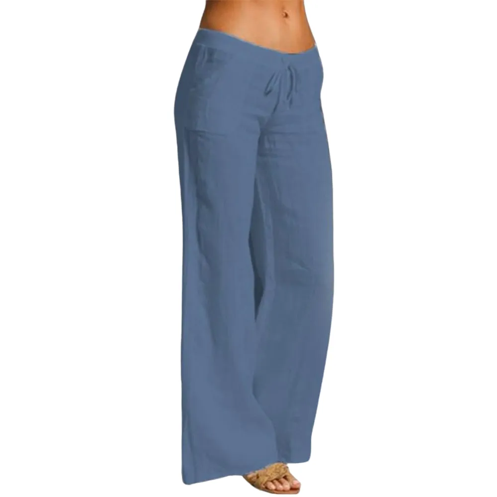 Lira | Dames Brede Pijpen Broek | Loszittend