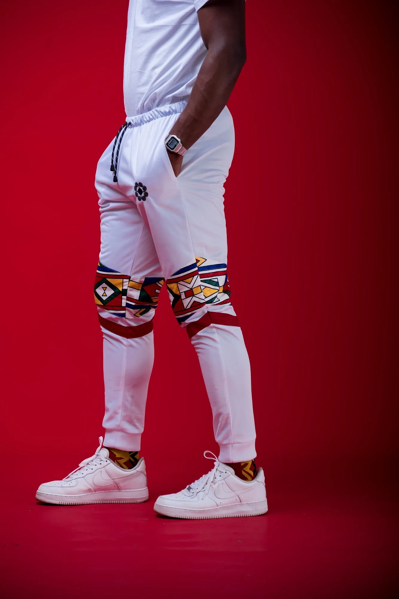 Mens -  Mehluli White Tracksuit Set