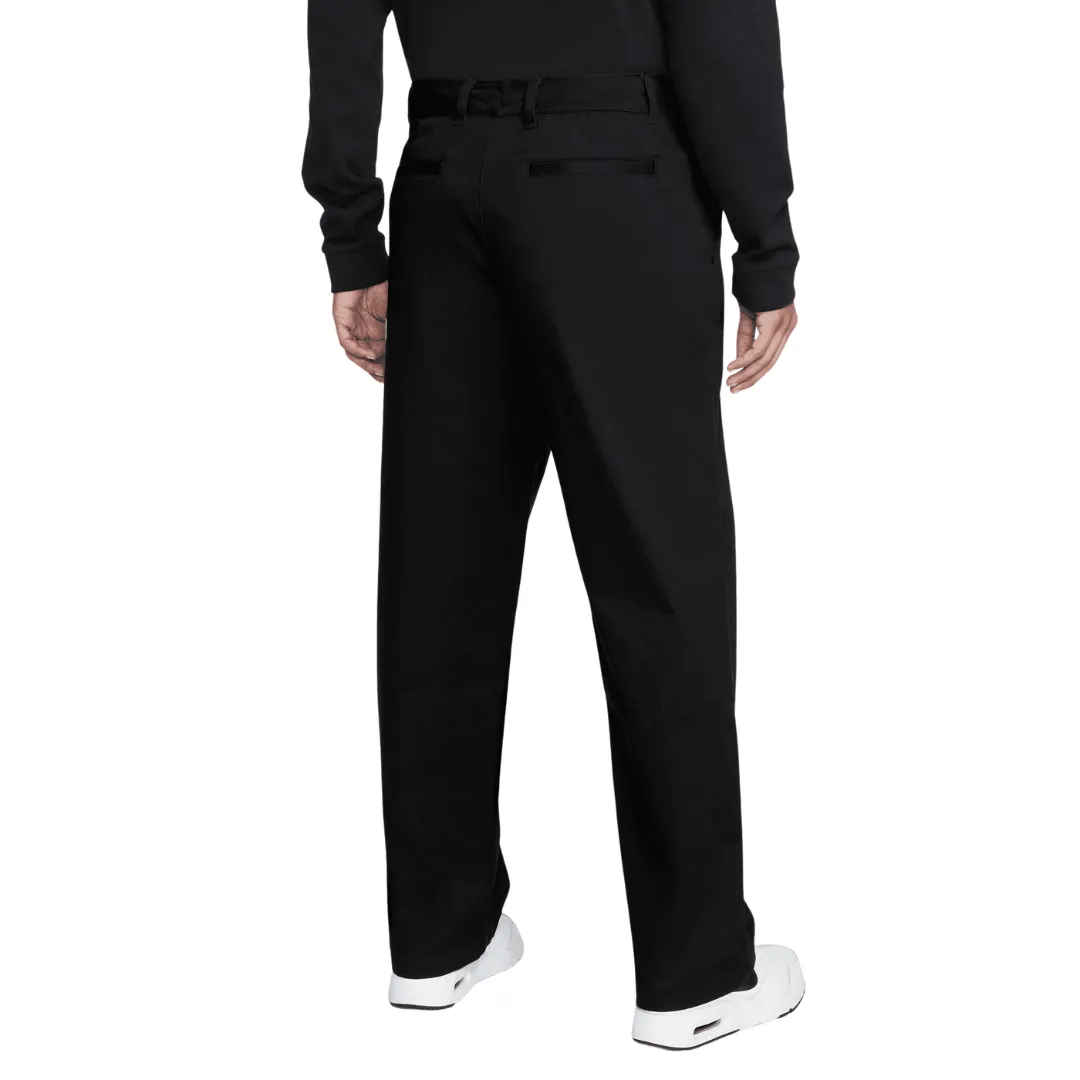 Men's Nike Life El Chino Pants - Black/White