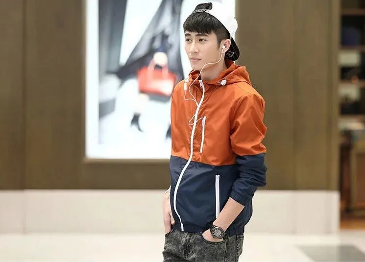 Men's Summer Thin Jackets 2015 New Spring Summer Windbreaker Sports Jacket Men Outdoors Sportswear Slim Fit Men Clothing