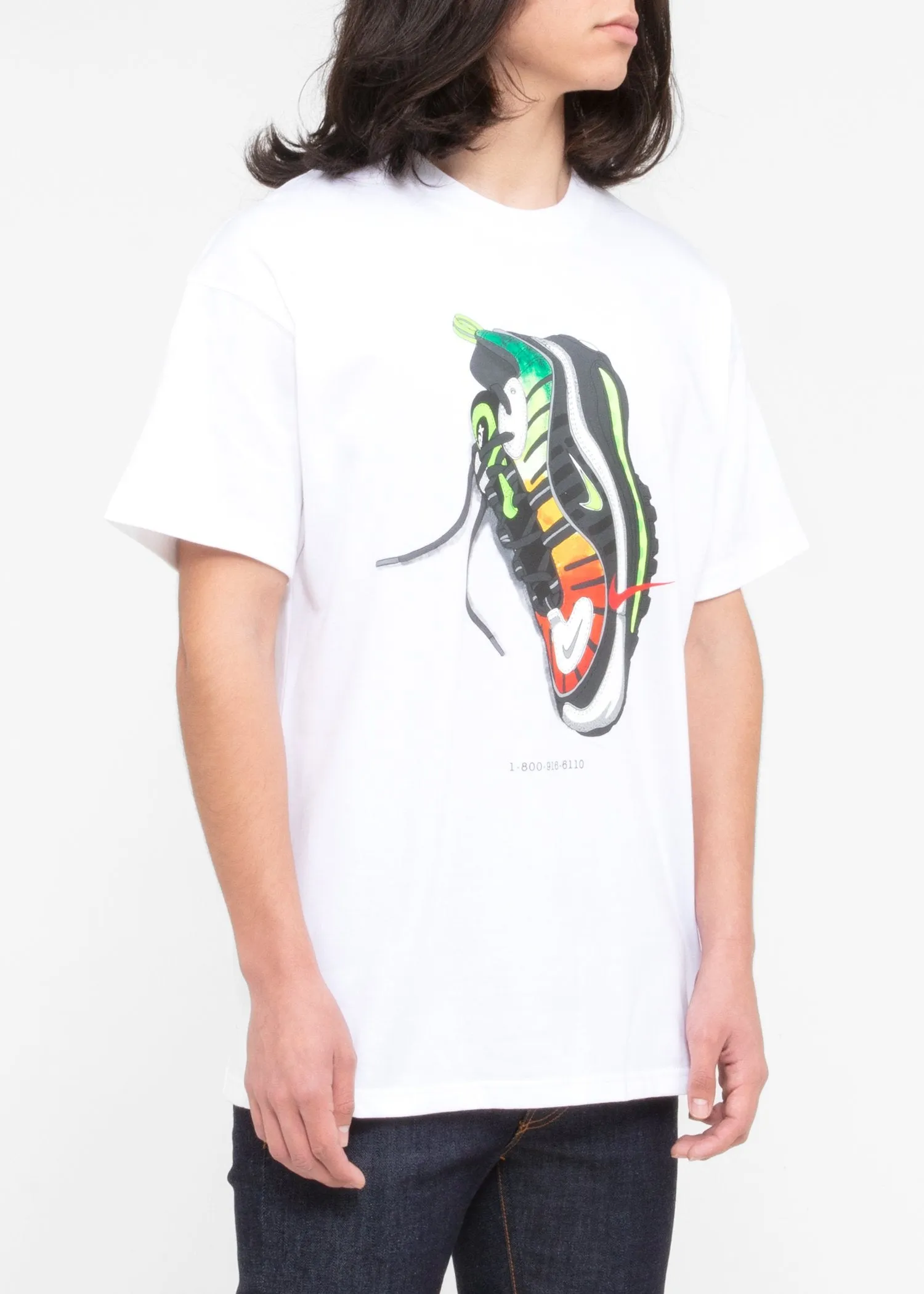 NIKE X OLIVIA KIM: MEN'S SS TEE [WHITE]