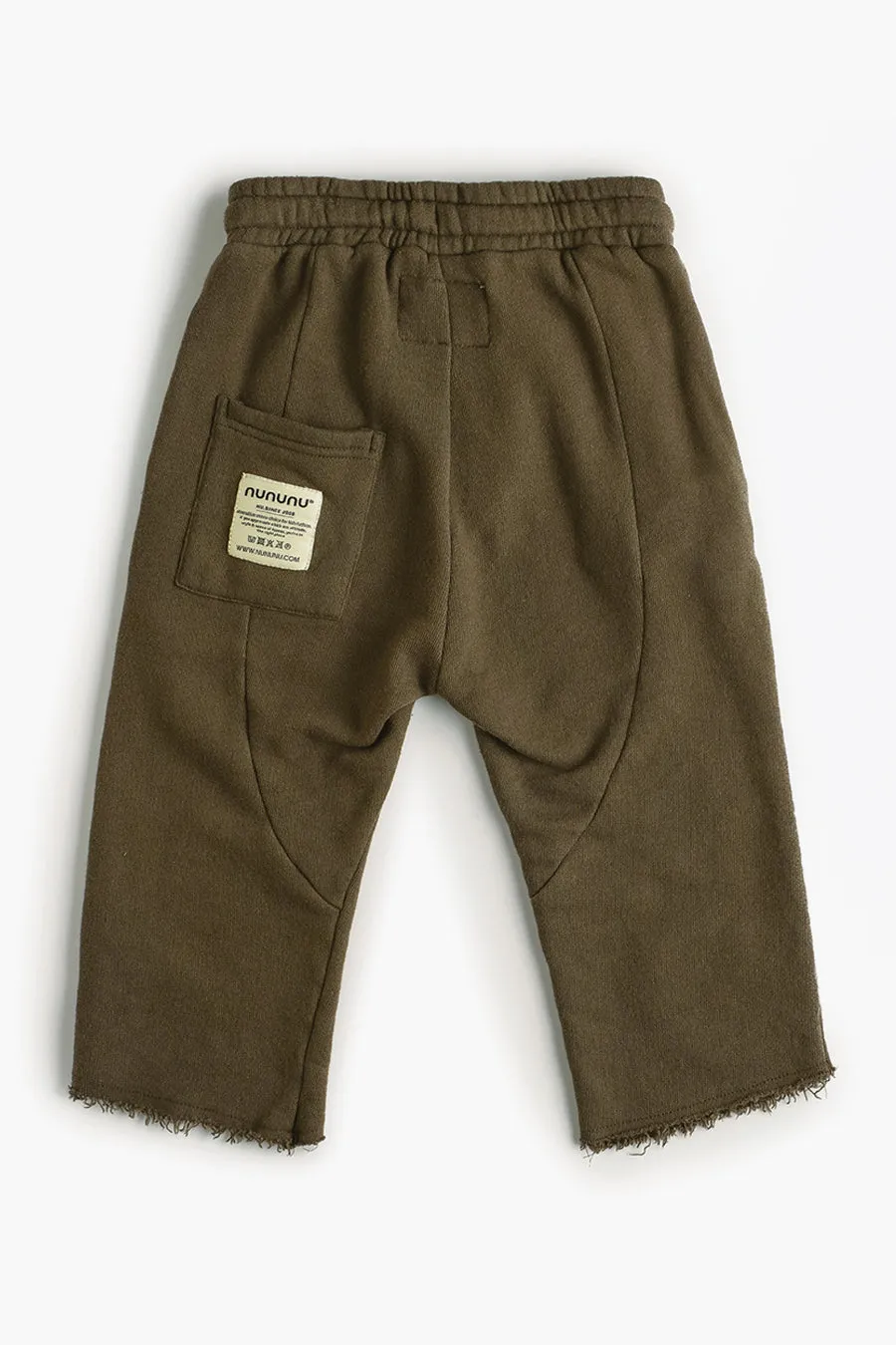 Nununu Skull Patch Smart Kids Pants - Olive