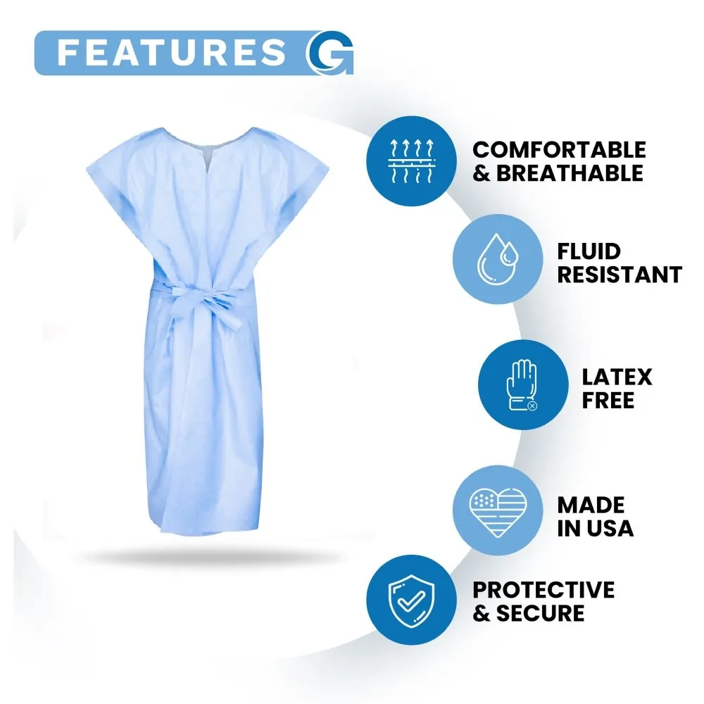 Pediatric Exam Gowns - Disposable - 25 Pack