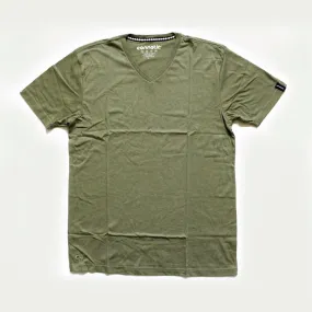 Premium V-neck Tee - Army Green