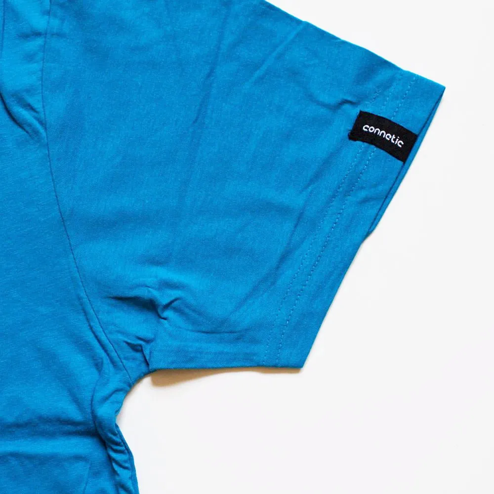 Premium V-neck Tee- Sky Blue