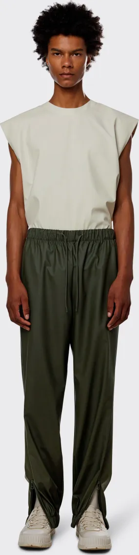 Rains Unisex Pants Regular Green | Buy Rains Unisex Pants Regular Green here | Outnorth
