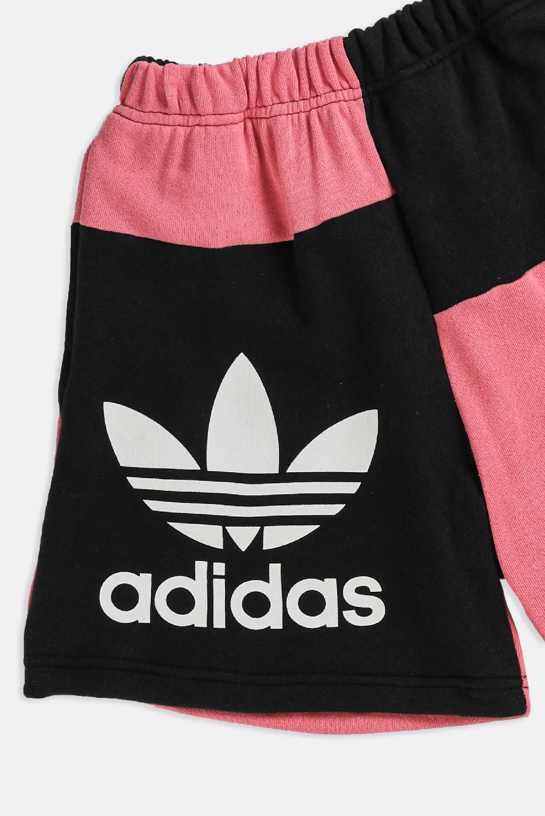 Rework Adidas Patchwork Sweatshorts - XS