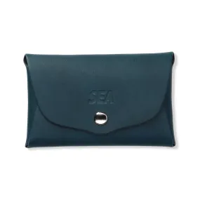 SEA LEATHER BUSINESS CARD HOLDER / M_BLUE