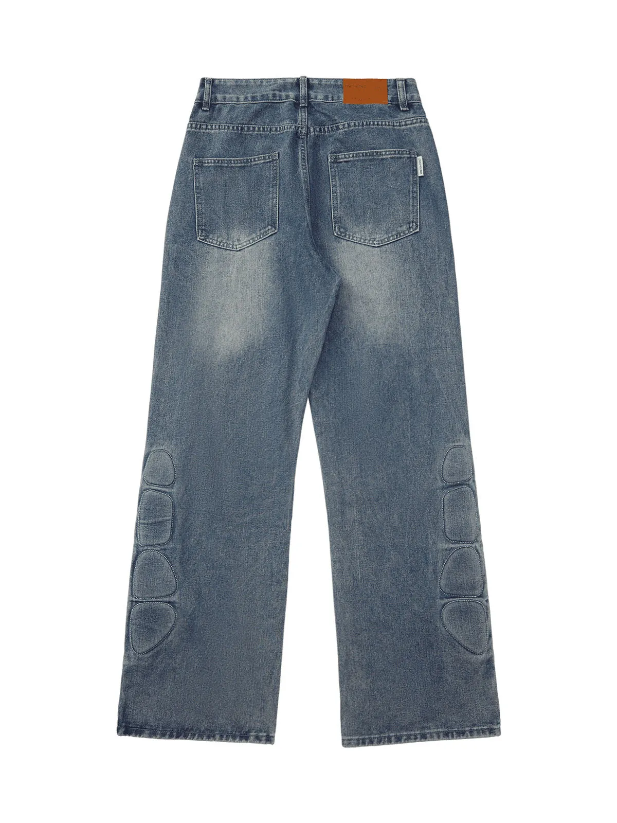 Sneakerhill High Street Washed Ripped Jeans